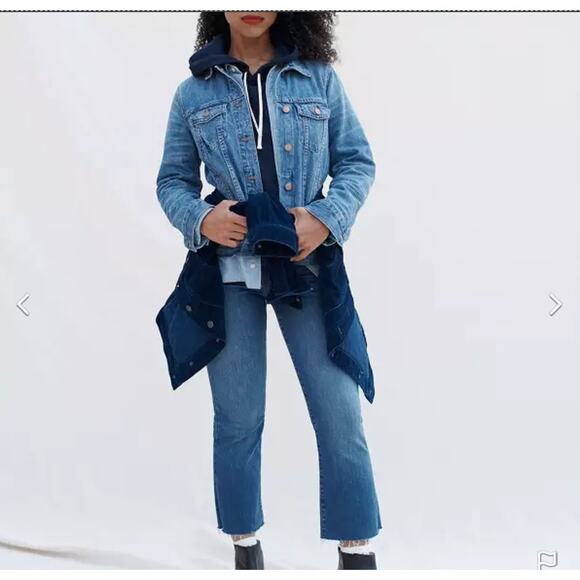 Meghan Markle Favorite Madewell XXS The Jean Jacket in Pinter Wash - Picture 11 of 11